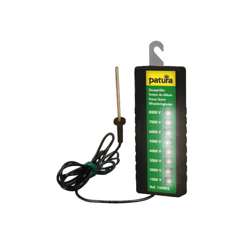 Comprobador de cercas eléctricas para pasto de ganado. Comprobador de cercas eléctricas para pasto de ganado.