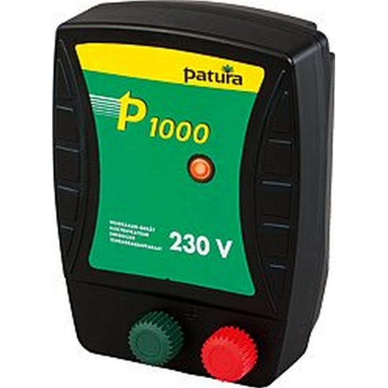 Pastor eléctrico para ganado, de alimentación a 230 voltios y potencia de salida de 0.75 julios